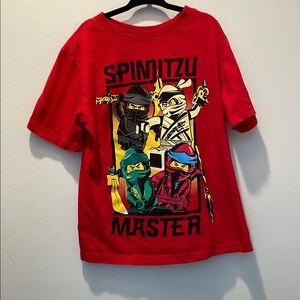 Lego spinjitzu t-shirt in size 7